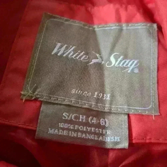 White Stag, Childs, Rain Coat with removable hood - Picture 6 of 6